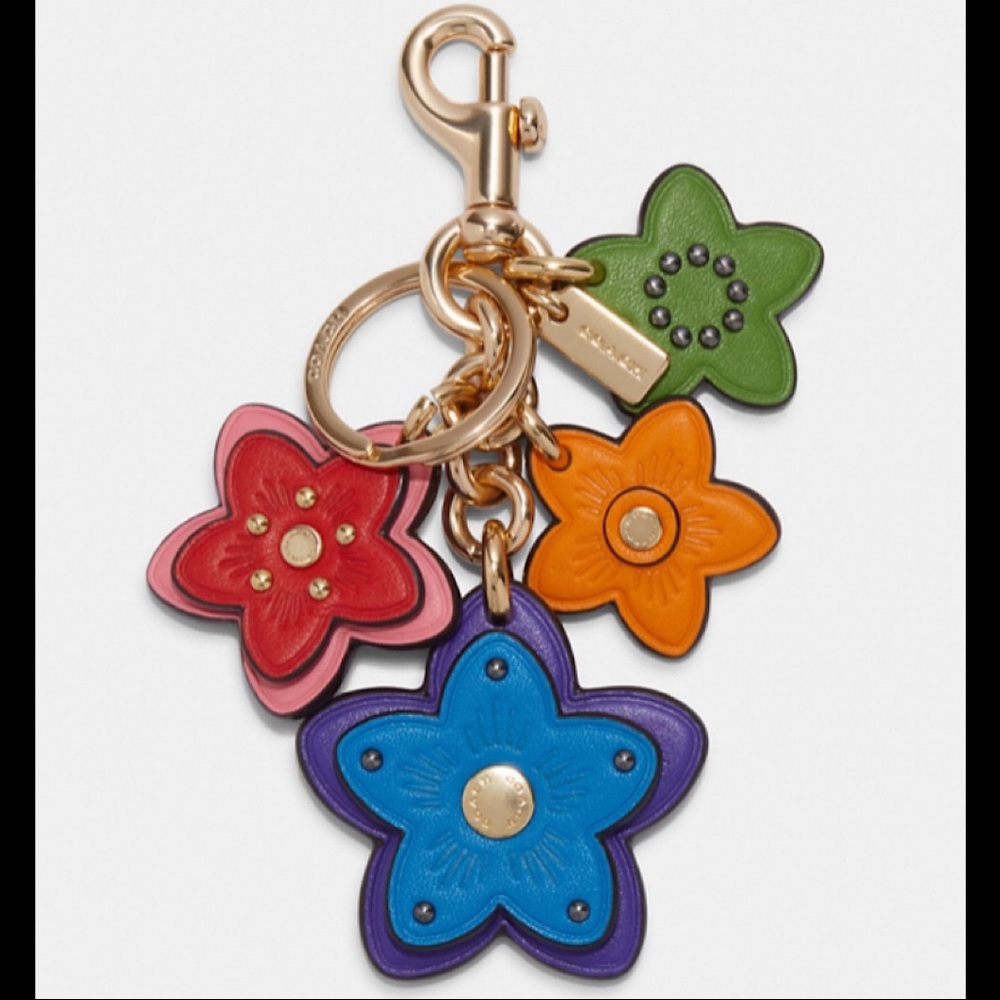 ‼️SOLD‼️ NWT Coach Wildflower Purse Charm Fob or Key Fob